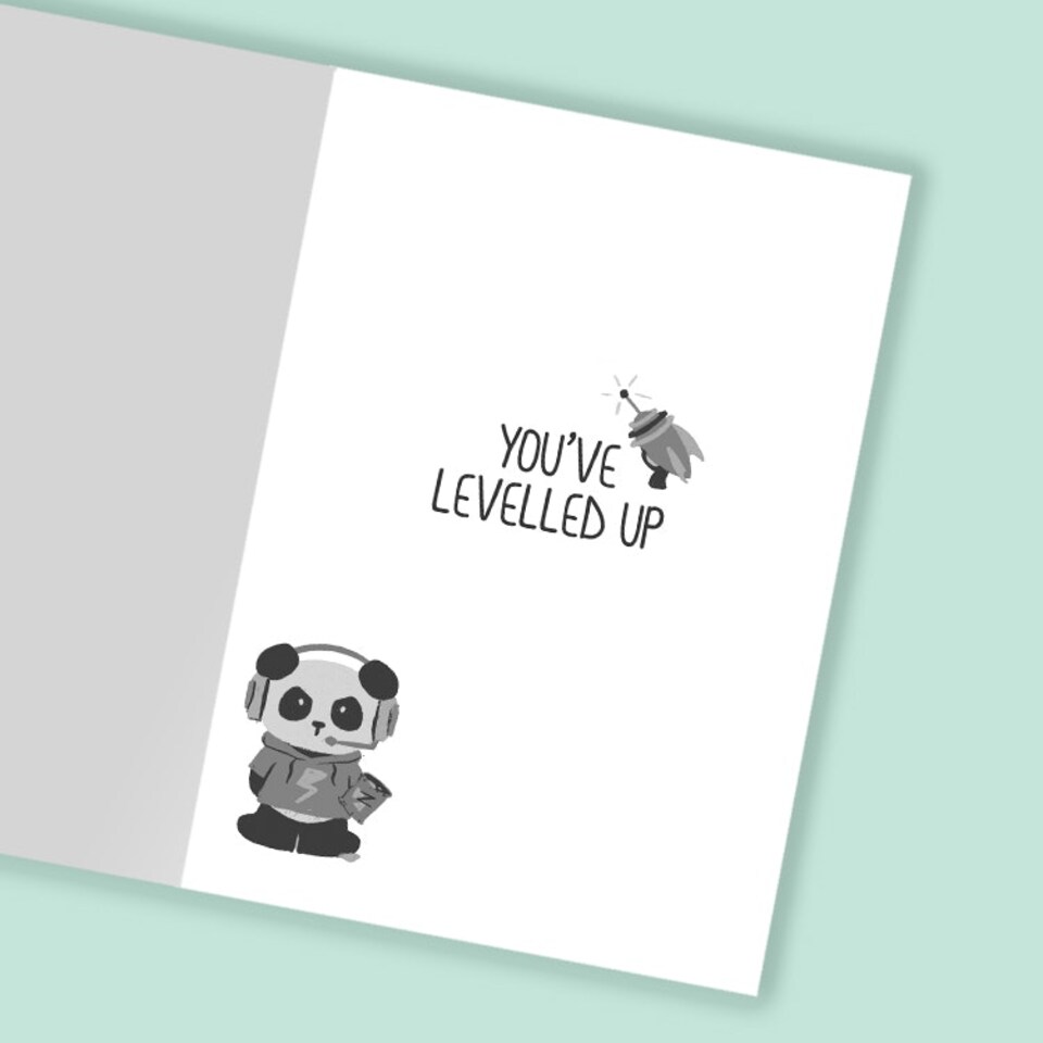 image 1 of Quitting Hollywood 12th Birthday Card For Boys and Girls Gaming Themed