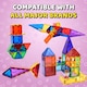 image 8 of Science Kidz 52 Piece Magnetic Tiles Set