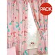 image 1 of I Believe In Unicorns Lined Curtains (Pack Of 2) - Pink - 54in x 66in Pink