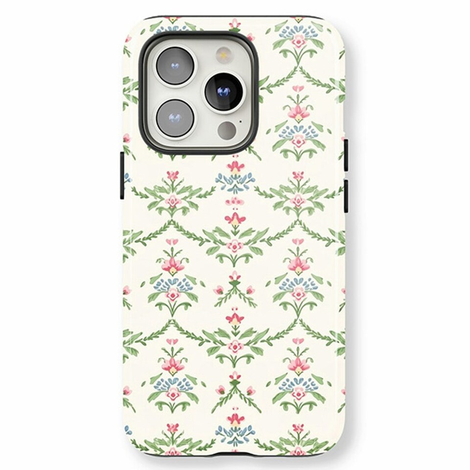 image 1 of Vintage Wallpaper Phone Case | Green | iPhone 15 Plus
Tough | iPhone 15 Plus
Tough
