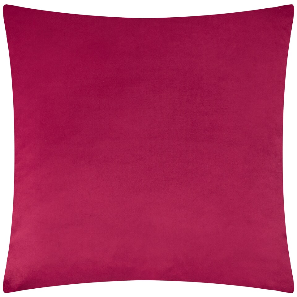 image 1 of Furn Mistletoe Wreath Embroidered Cushion | Multi | Multicolour