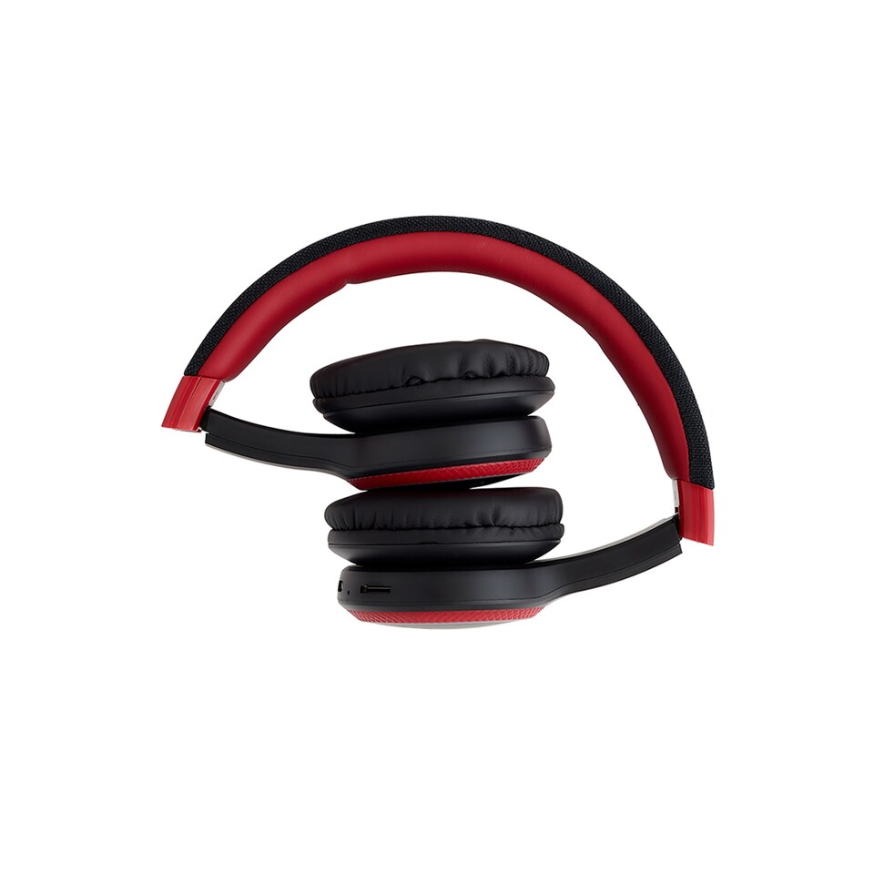 image 1 of Lazerbuilt Harry Potter Patronus Wireless LED Headphones Black&Red