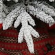 image 8 of HOMCOM 7ft Flocked Pencil Christmas Tree with Auto Open, Steel Base