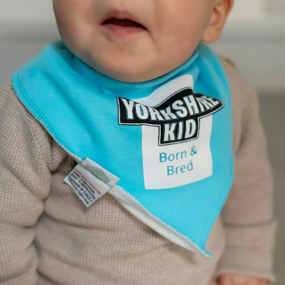 image 1 of Ziggle Baby Dribble Bib Yorkshire Kid Pink