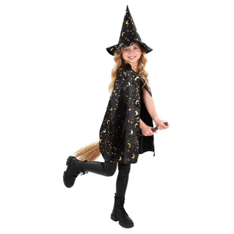 image 1 of Wizard Kids Unisex Fancy Dress Costume Accessories Kit