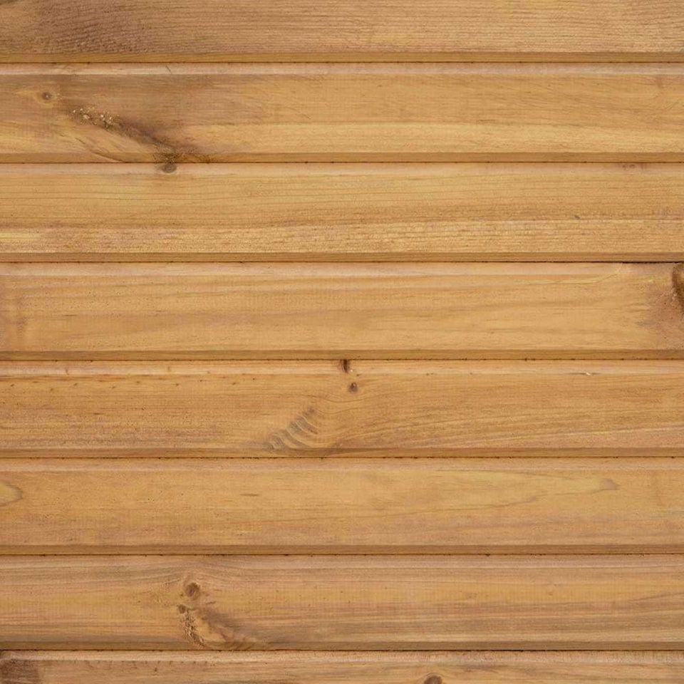 image 1 of Primrose Rectangle Pine Wood Raised Trough Outdoor Patio Planter 1.8m