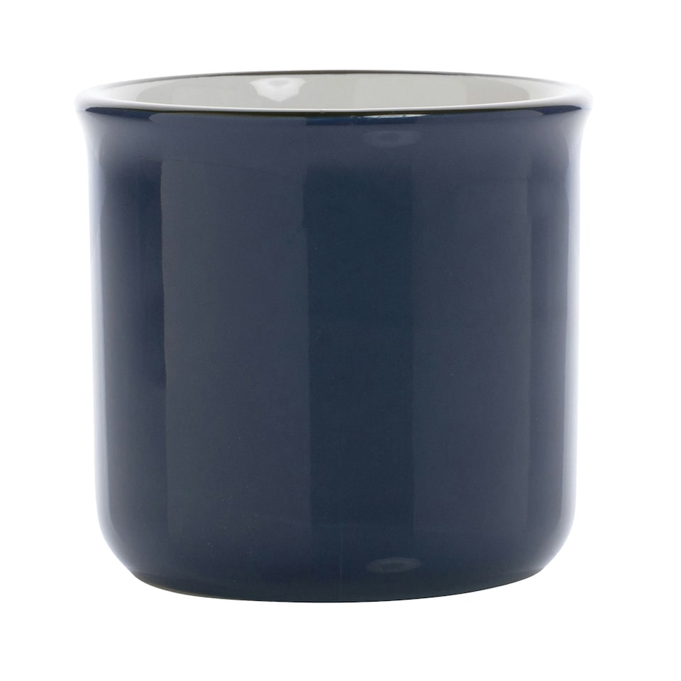 image 1 of XD Collection Vintage Ceramic 280ml Mug - Navy - One Size
