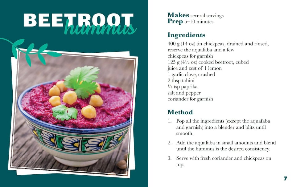 image 1 of Tiny Book of Vegan Dips - Recipe Book