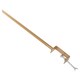image 9 of Gold Metal Table Clamp Pole Hook Rail Stand Garden Lantern Hanger Party Rod | Gold | Set of 2
