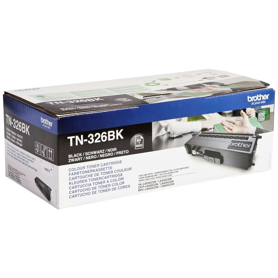 Brother Black Toner Cartridge 4k pages - TN326BK N/A