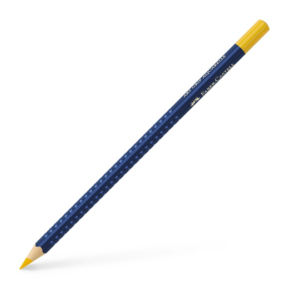 Faber-Castell - Art Grip Aquarelle Studio Pencil, Dark Cadmium Yellow (108) - FC114208