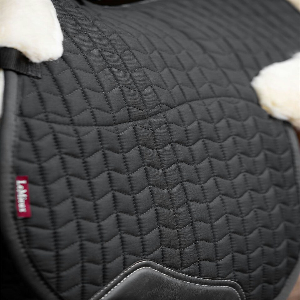 image 1 of LeMieux Merino+ Half Lined GP Numnah Black | Large