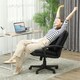 image 8 of HOMCOM Swivel Executive Office Chair Mid Back Chair w/ Arm, Black Black