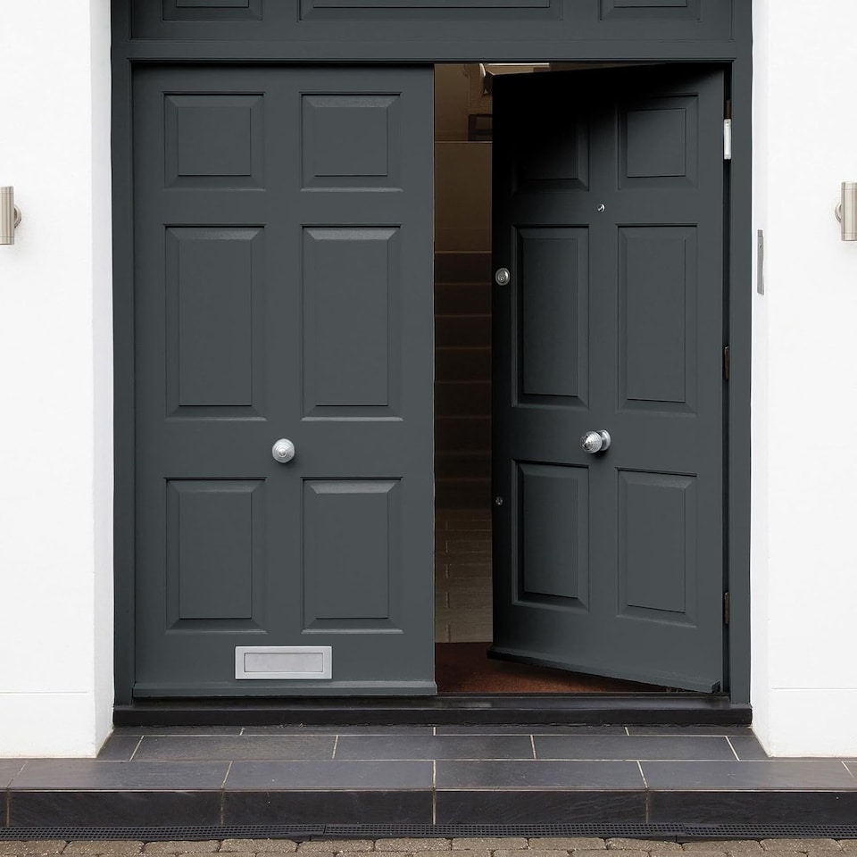 image 1 of Sandtex 10 Year Exterior Satin Paint - Anthracite - 750ml