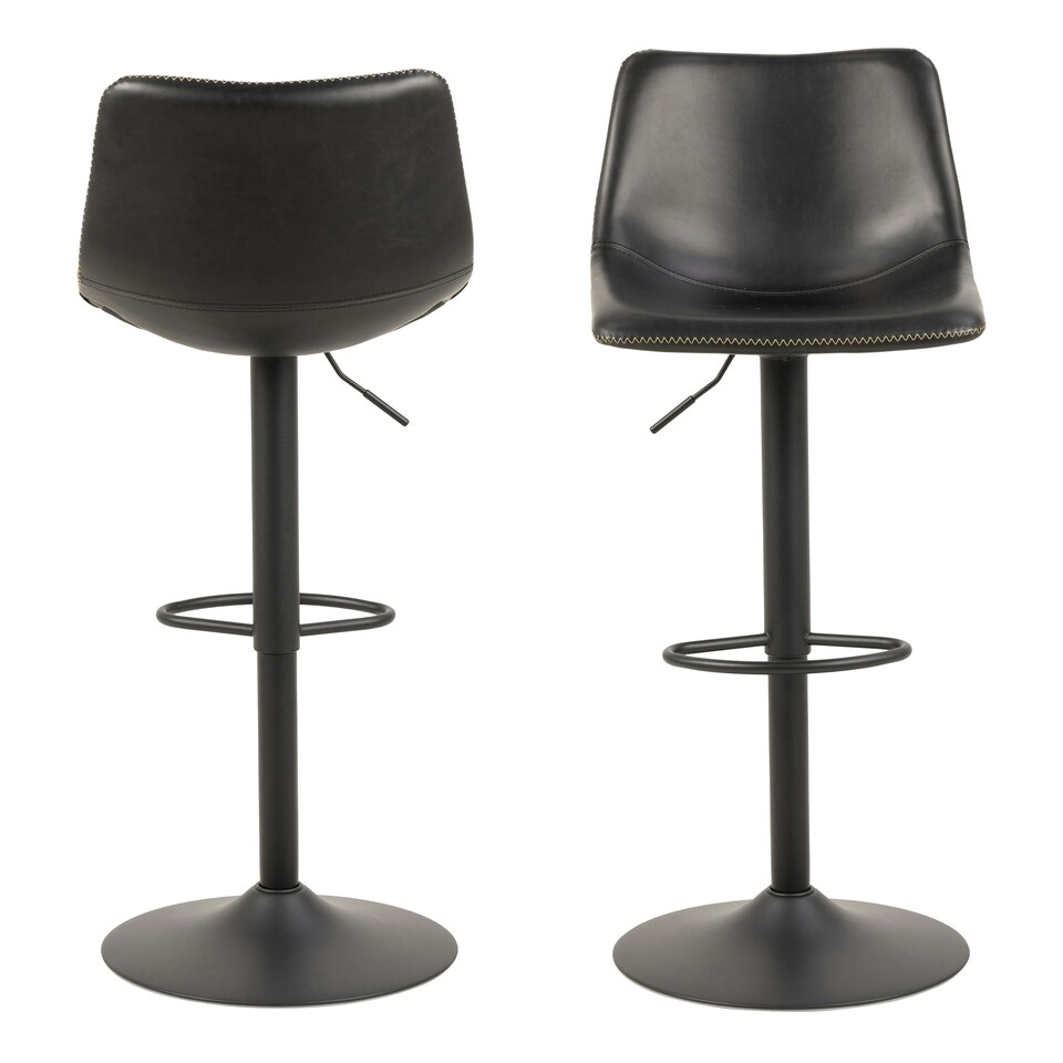 image 1 of I_Oregon Bar Stool in Black One Supplied