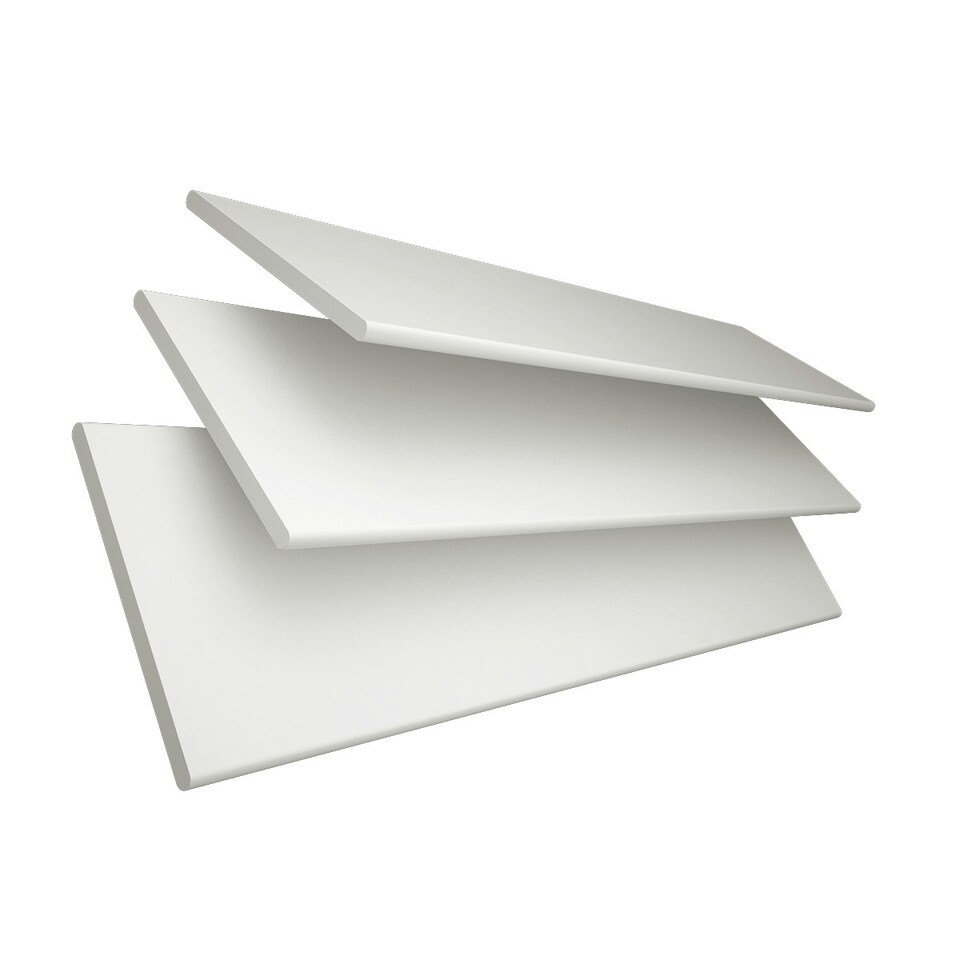 image 1 of 150cm Ultra White Smooth Finish Faux Wood Venetian Blinds with Strings (120cm Drop) White | White