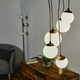 image 3 of ValueLights Beauworth 5 Way Matte Black Ceiling Light Pendant