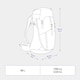 image 4 of Decathlon 38 L Hiking Backpack, MH500