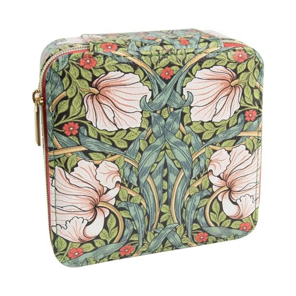 image 1 of Portico Designs William Morris Pimpernel Travel Jewellery Case
