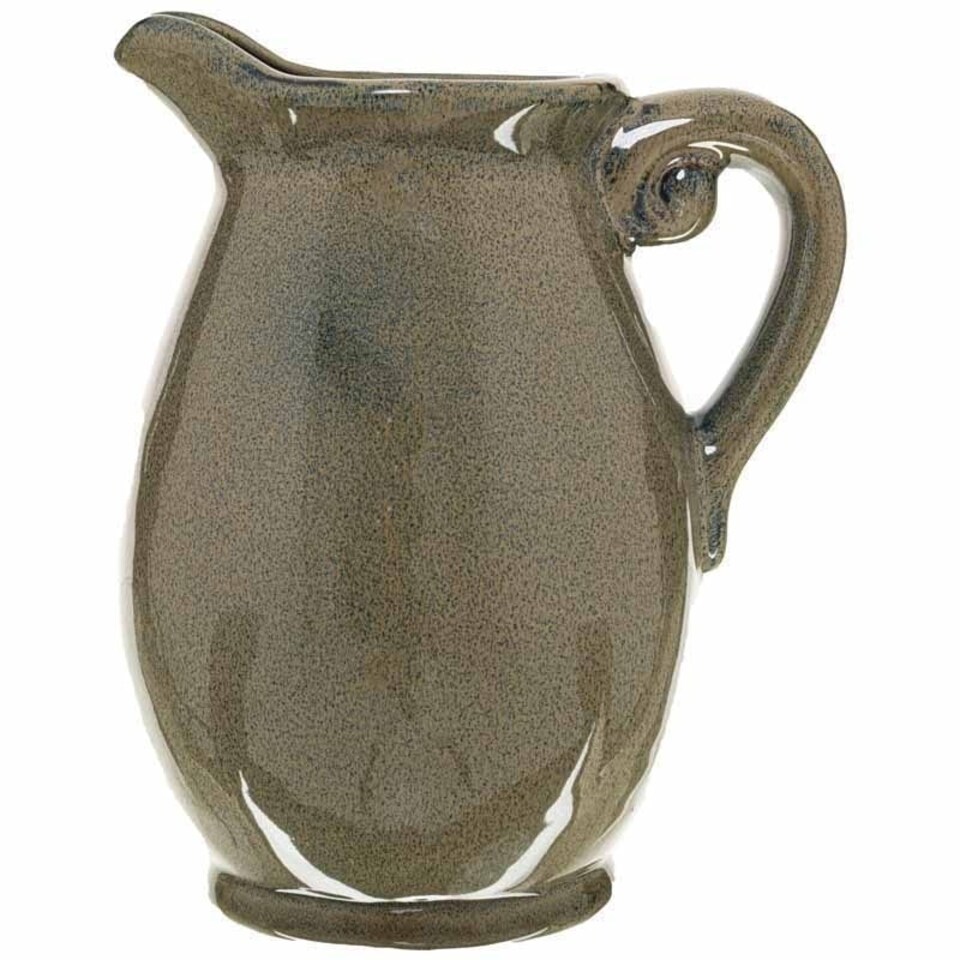 image 1 of Olive Olpe Vase - Ceramic - L15 x W16 x H22 cm - Green Green