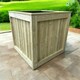 image 1 of Kent Garden Planter - Pressure Treated Wood - L100 x W100 x H100 cm Brown