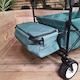 image 9 of Folding Festival Camping Storage Trolley with Canopy & Waterproof Cover 100Kg capacity