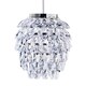image 3 of Pineapple - Chrome and Clear Jewelled Pendant Lightshade | Clear | Chrome | Medium | 1