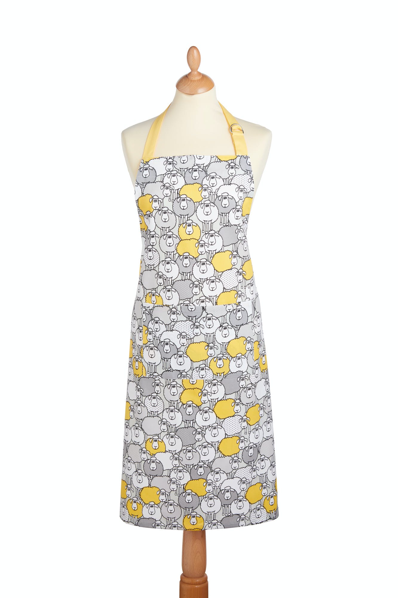 KitchenCraft Apron Grey Sheep Cotton Grey 1
