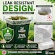 image 4 of Lianpak 270L Clear Wheelie Bin Liners 115 x 160cm 40 Micron 10 Bags Per Roll