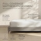 image 2 of Homescapes Luxury Zipped Mattress Encasement, 30 cm | White | Double | 1
