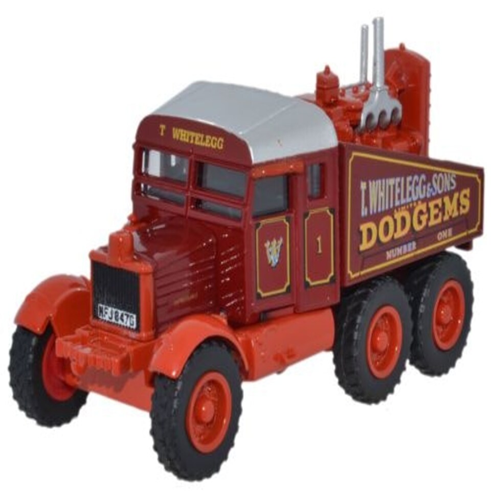 Oxford Diecast Scammell Pioneer Whiteleggs with Tow Hook
