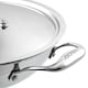 image 4 of Vinod Platinum Triply Stainless Steel Kadai with Lid 22 cm - 1.8 litre