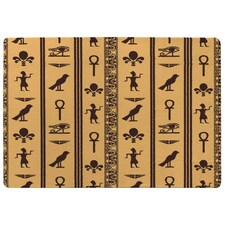 Eye of Horus, Pharaoh, Flowers, Pyramid, Bird, Ankh (Rug) Multi | Medium: 80x150cm