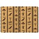 image 1 of Eye of Horus, Pharaoh, Flowers, Pyramid, Bird, Ankh (Rug) Multi | Medium: 80x150cm