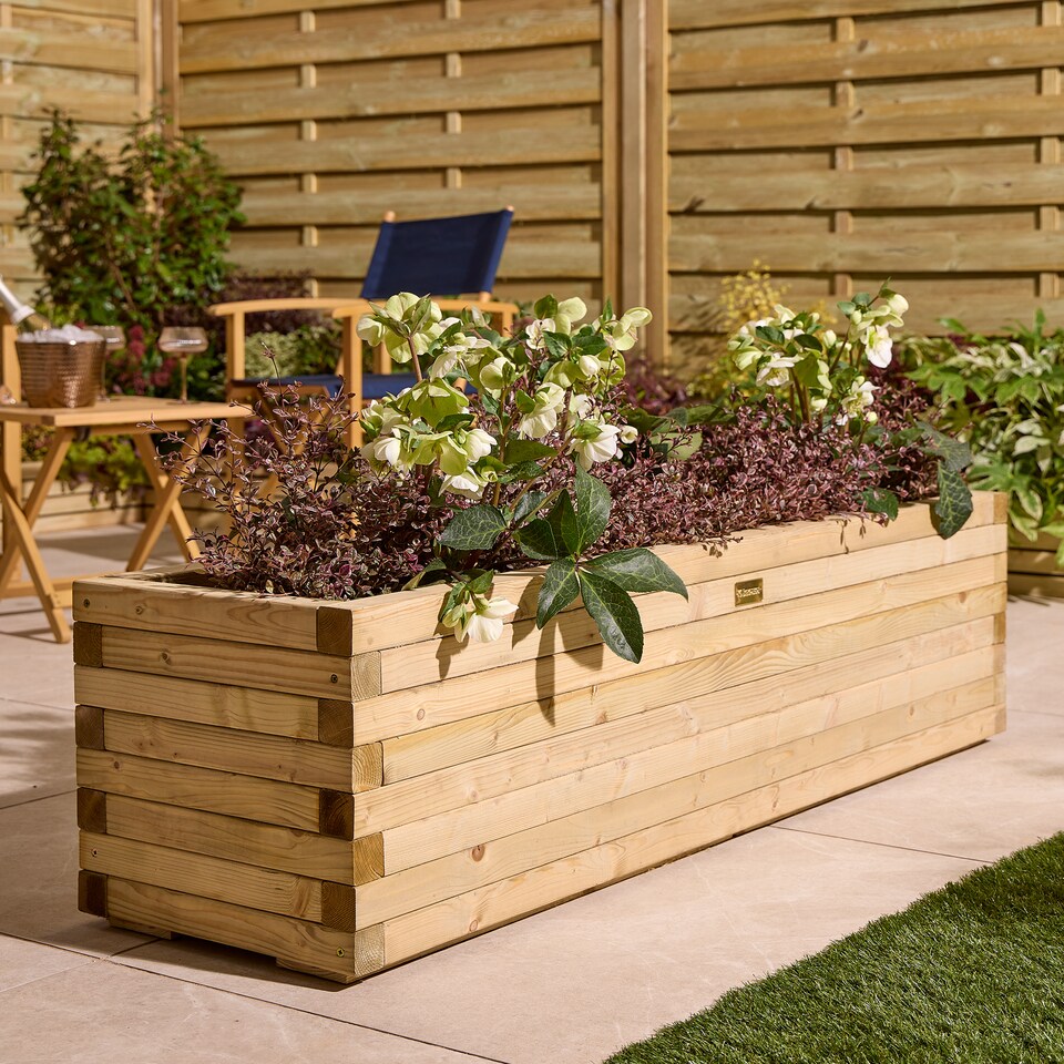 image 1 of Rowlinson Premier Patio Trough Planter 1.5m