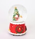 image 1 of Musical Christmas Snowglobe Large Water Ball Features Christmas Santa Tree Scene Cute Resin Base Decorations