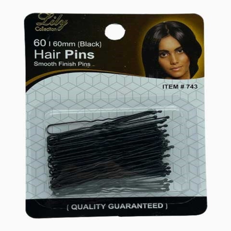 Bellissemo Lily Collection Hair Bun Pins 743 Black