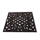 image 2 of Nicoman Victorian Style Rubber Outdoor Door Mat Brown 60 x 40cm | Brown | 61 x 41cm
