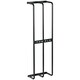 image 1 of HOMCOM Metal Towel Rack Wall Mounted, 3 Bar Towel Rail for Bathroom, Black