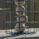 image 9 of Samuel Alexander Metal Hanging Bird Fat Ball Feeder with Squirrel Guard & Pack of 6 Suet Fat Balls