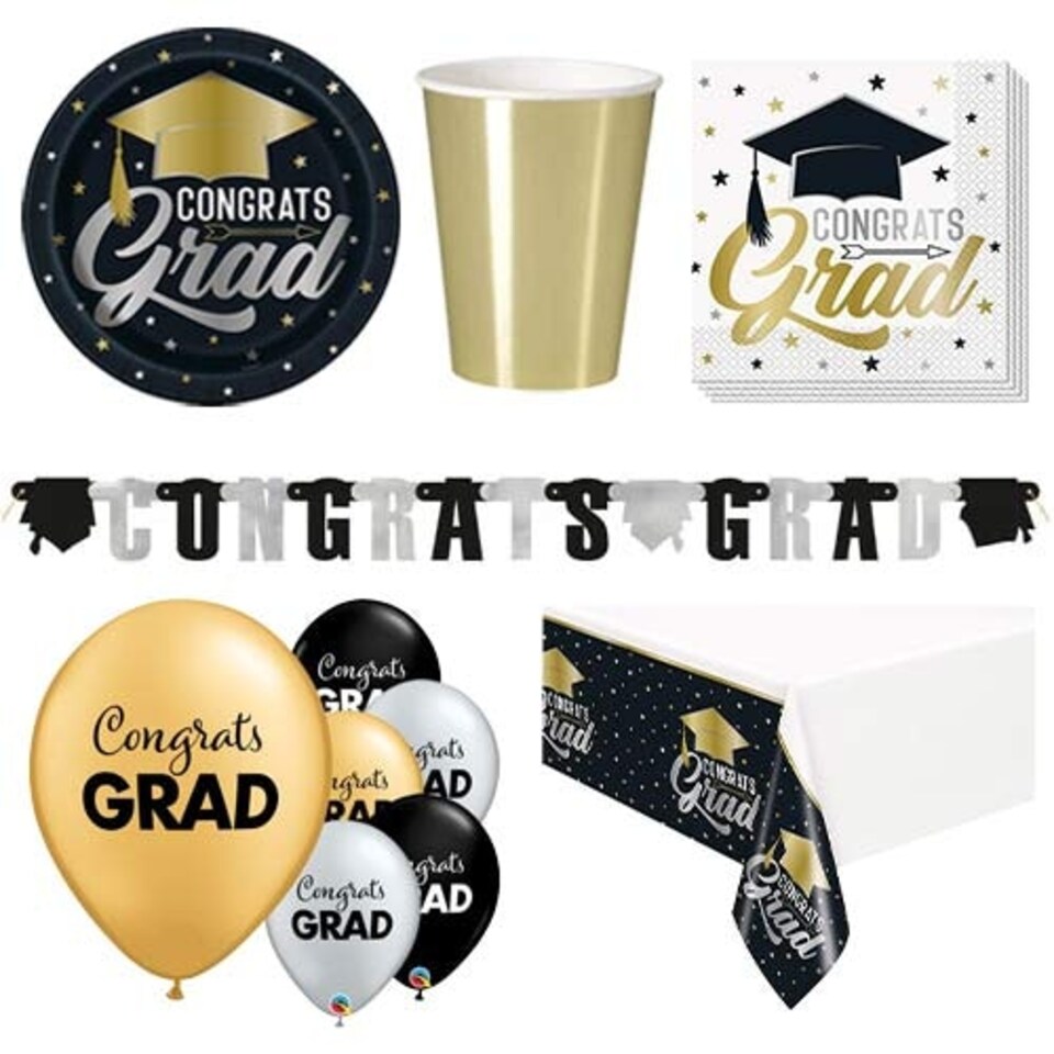 Graduation 8 Person Deluxe Party Pack