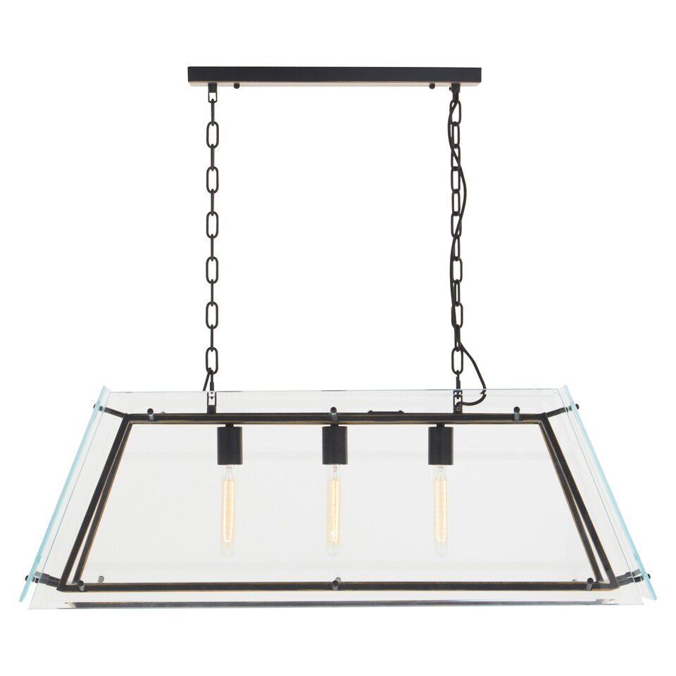 image 1 of Interiors by Premier Black Finish Pendant Light