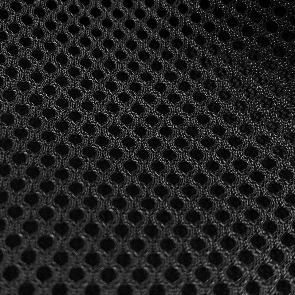 image 1 of HugglePets Step In Air Mesh Dog Harness Black | L