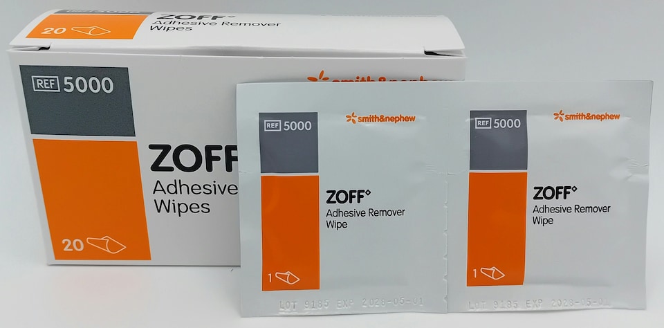 image 1 of ZOFF Adhesive Remover Wipes - Box of 20