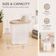 image 2 of Pack of 2 1.7L Laundry Detergent Containers With Measuring Cups