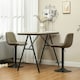 image 10 of HOMCOM Bar Stools Set of 2, Modern Armless Bar Chairs Grey