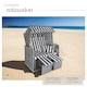 image 3 of Beach Chair Sylt with cushions, footrest and rain cover | Grey | grey/white | 1