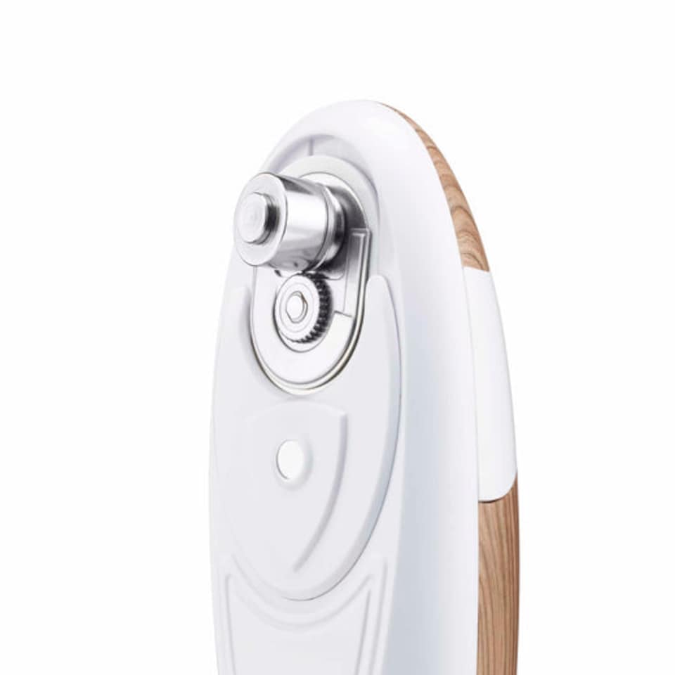 image 1 of Cooks Professional Automatic Can Opener with Simple One Touch Operation | White | Nordic White