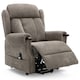 image 2 of Halton Electric Fabric Heavy Duty Single Motor Rise Recliner Lift Mobility Chair (Brown)