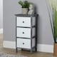 image 5 of Solid Wooden Storage Chest Of Drawers Organiser Rustic Fully Assembled Multi | 5 Drawer Black Oak
